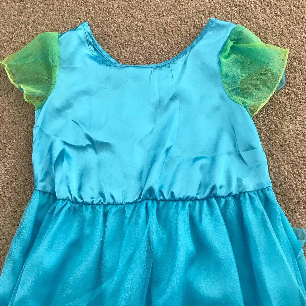 Disney Girl’s Tinker Bell Dress, 4 - Picture 4 of 6